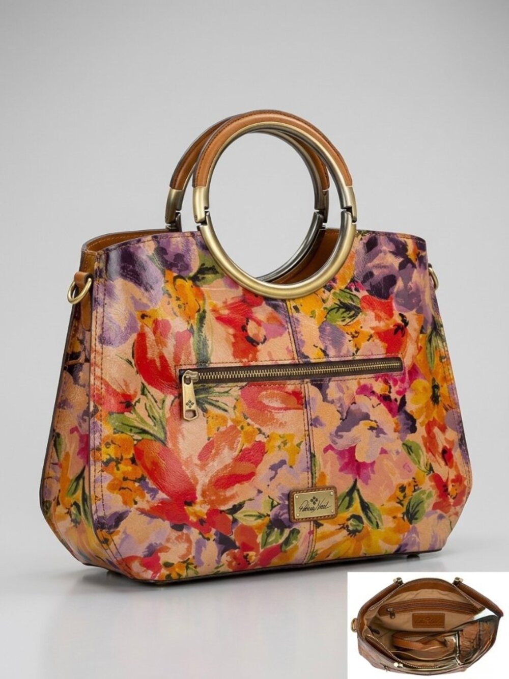 ✨ NWOT Patricia Nash Empoli Leather Satchel - Studio Piece! ✨